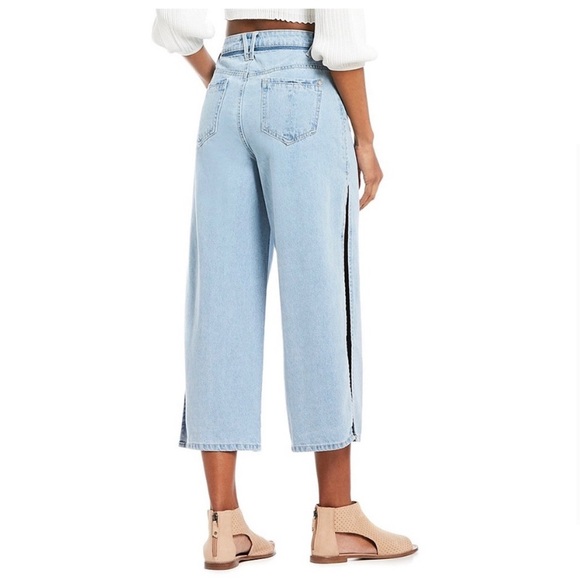 Gianni Bini Side Slit Denim Jean - Indigo - Picture 4 of 8